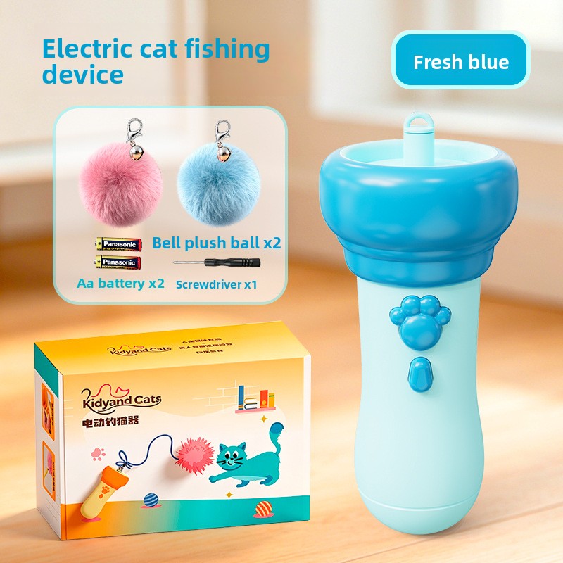 Electric cat teaser wand