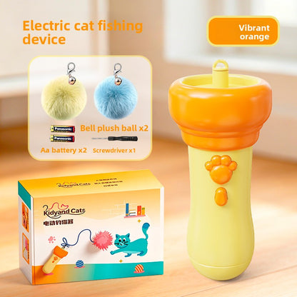 Electric cat teaser wand