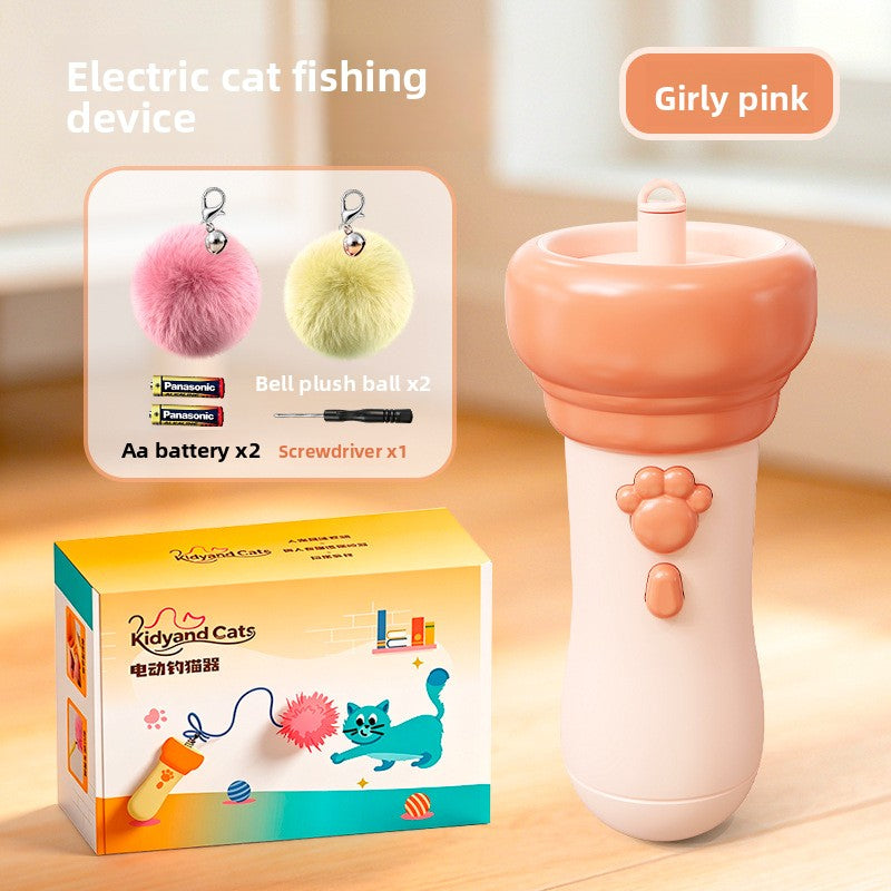 Electric cat teaser wand