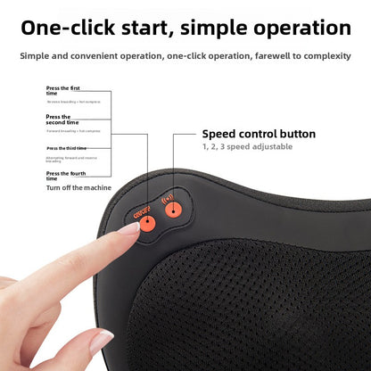 Electric cervical massage pillow
