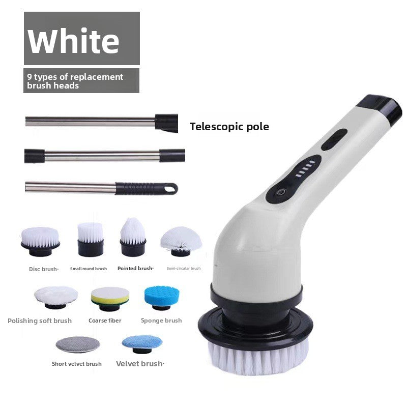 Electric cleaning brush 9-in-one handheld multi-functional