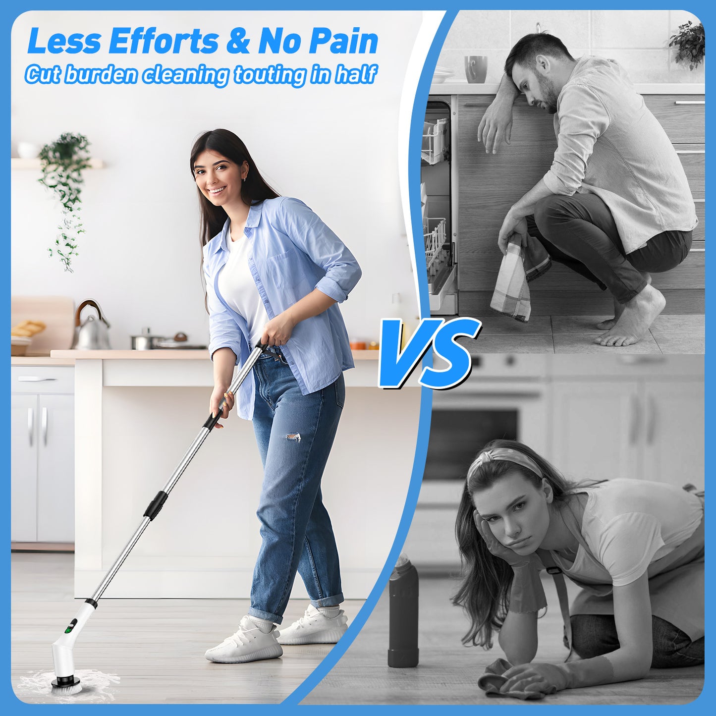 Electric cleaning brush