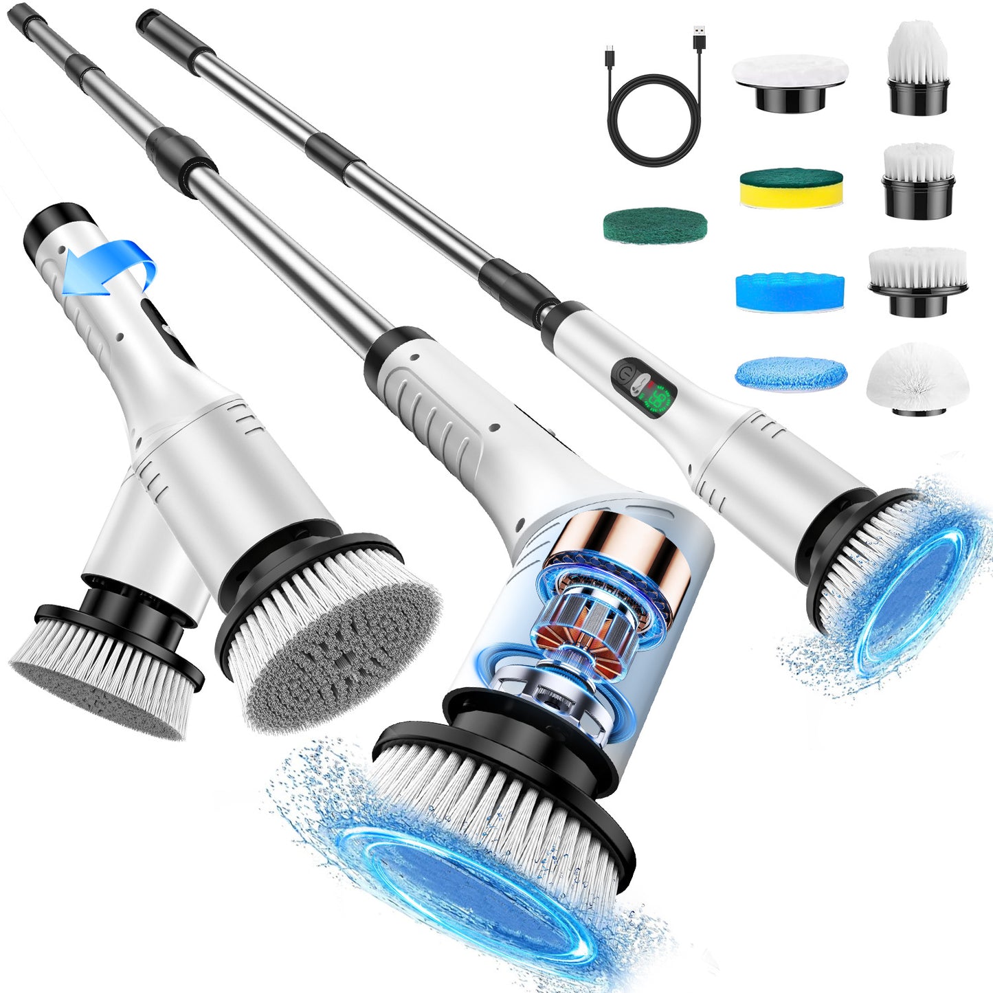 Electric cleaning brush