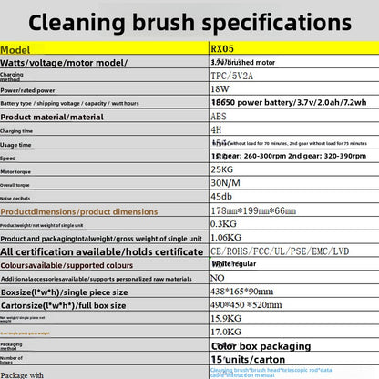 Electric Cleaning Brush