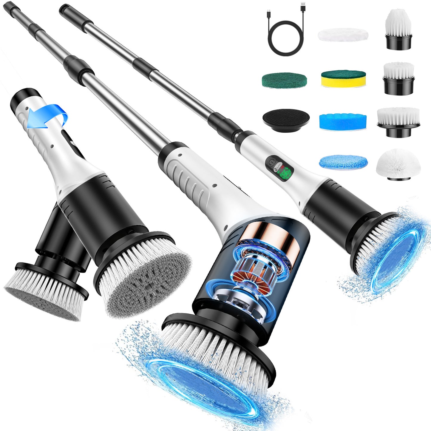 Electric cleaning brush