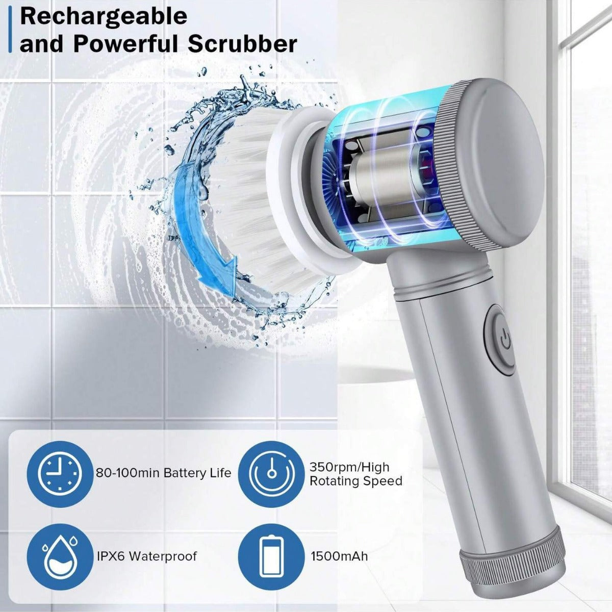Electric cleaning brush