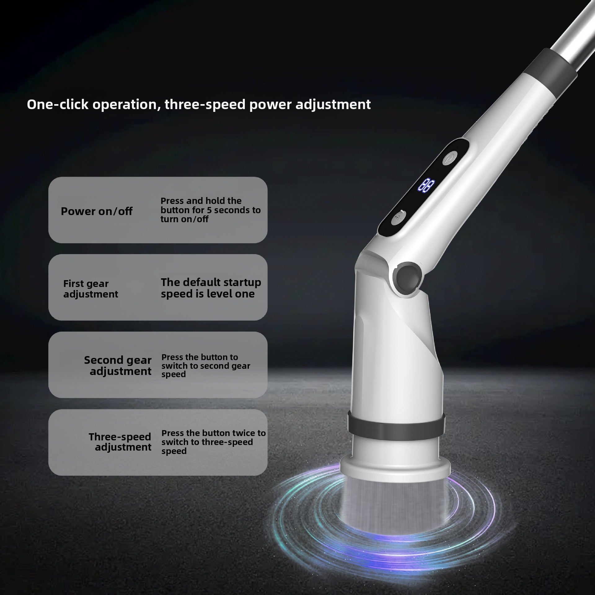 Electric cleaning brush