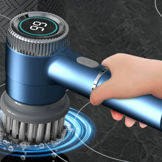 Electric Cleaning Brush USB Rechargeable Handheld Scrubber