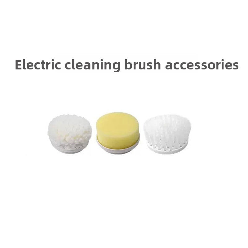 Electric Cleaning Brush with Multiple Heads