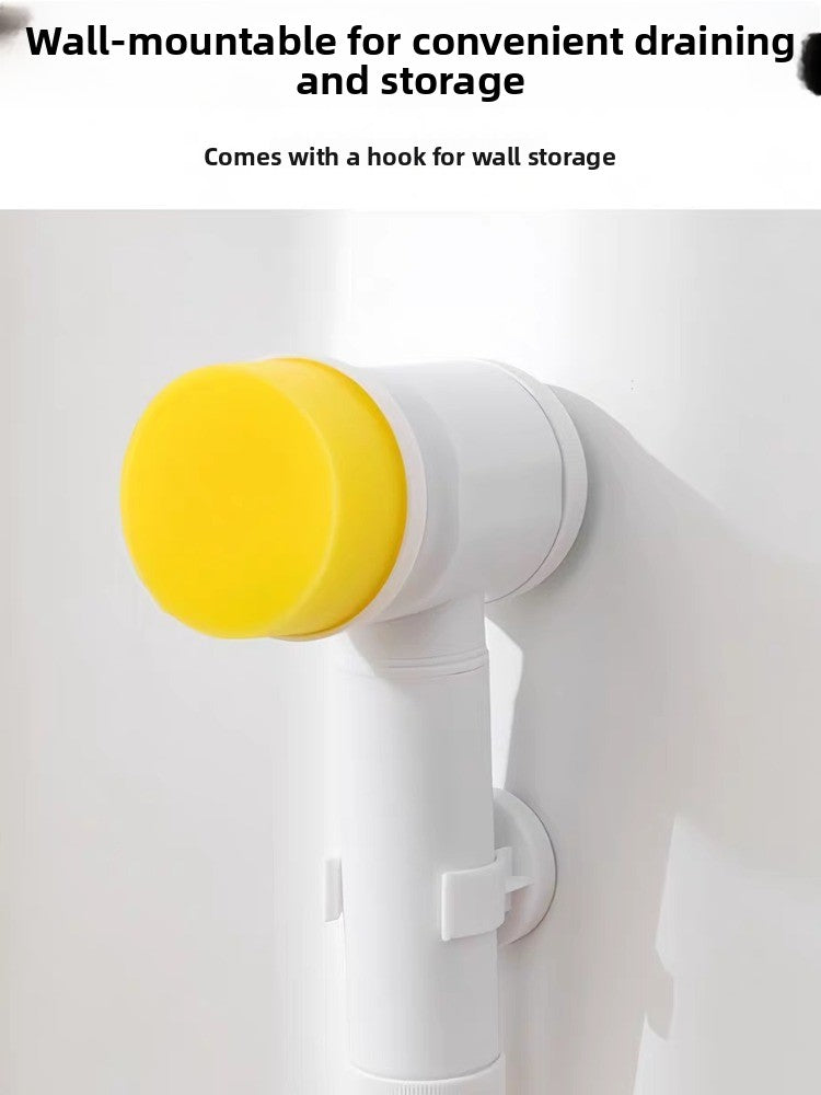 Electric Cleaning Brush with Multiple Heads
