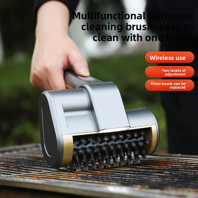 Electric Cleaning Brush with Rotating Heads