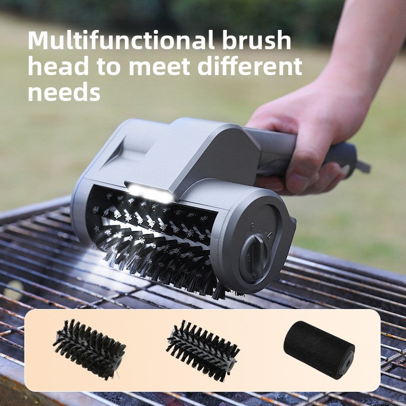 Electric Cleaning Brush with Rotating Heads