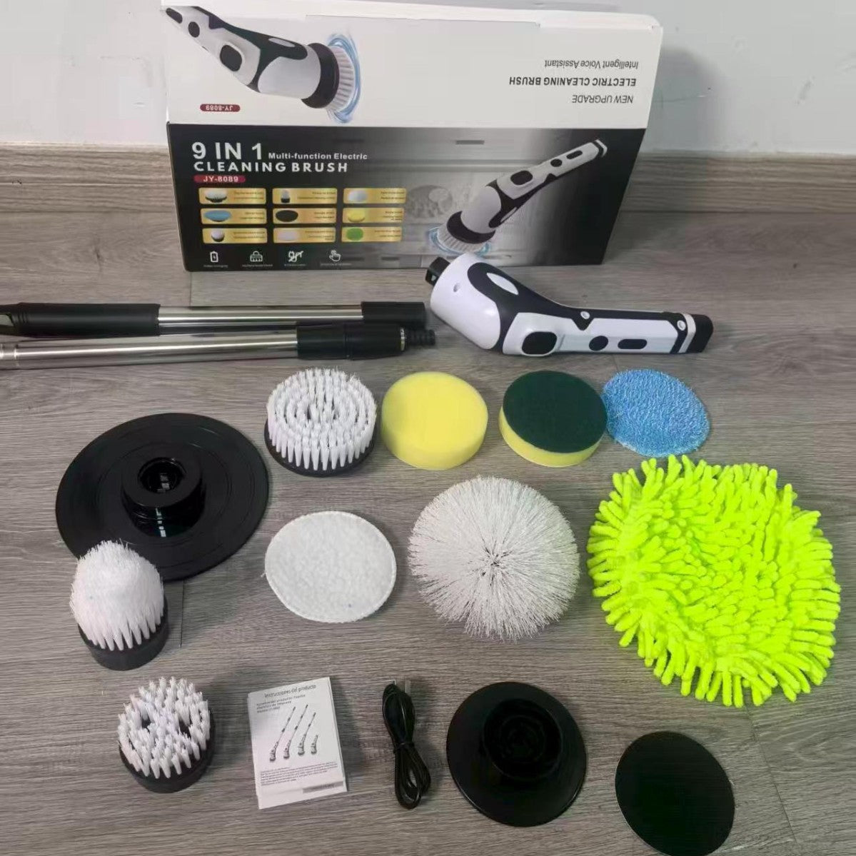 Electric Cleaning Brush with Voice Control