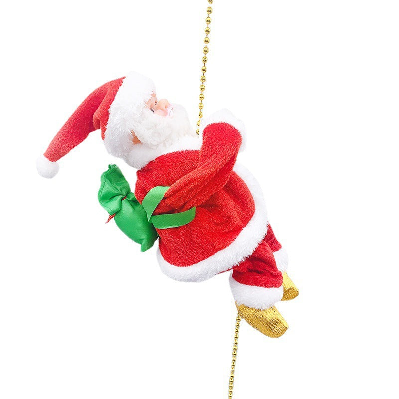 Electric Climbing Santa Claus Christmas Toy