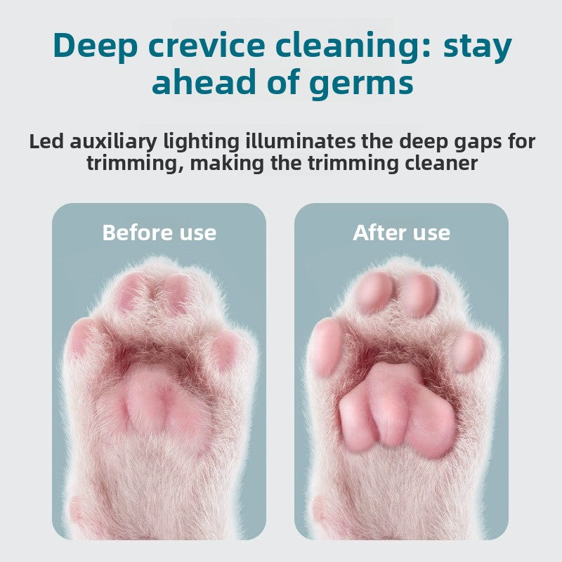 Electric Clippers for Trimming Paws and Removing Fur