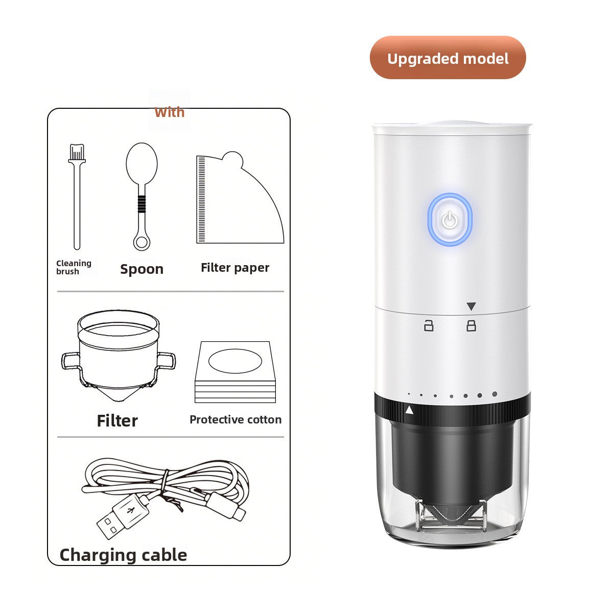 Electric coffee grinder