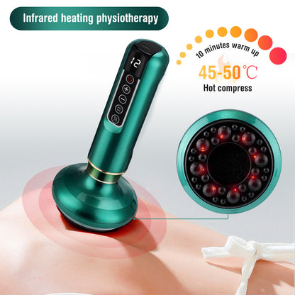 Electric Cupping Therapy Set with Heating and Massage