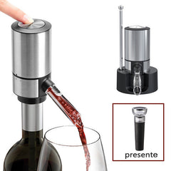 Black glass water bottle