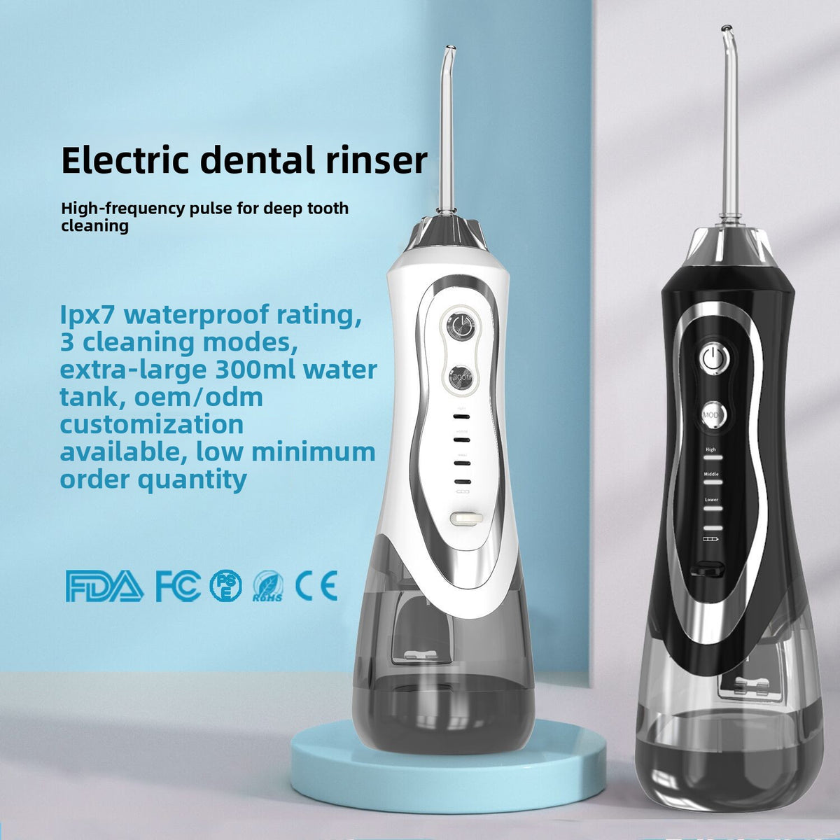 Electric Dental Water Flosser with Large Water Tank