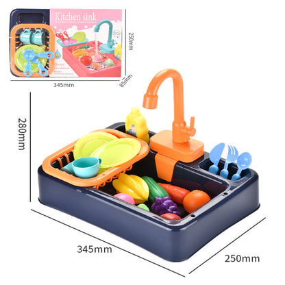 Electric Dishwasher Toy with Spray Function