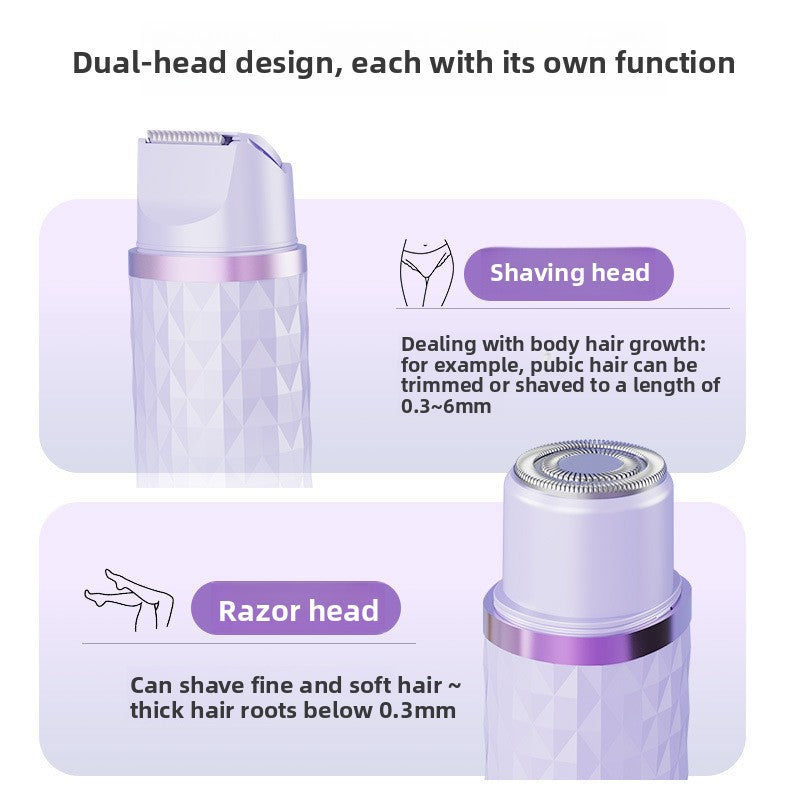 Electric Double-Head Shaver