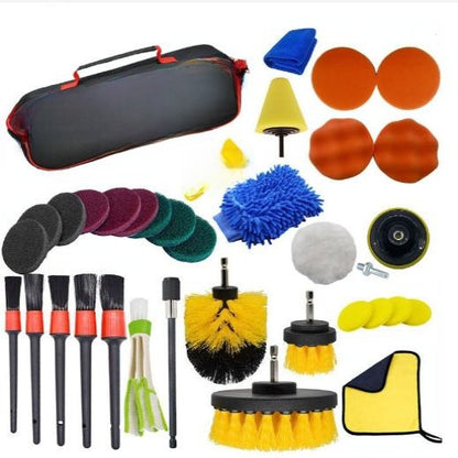 Electric Drill Cleaning Brush Set