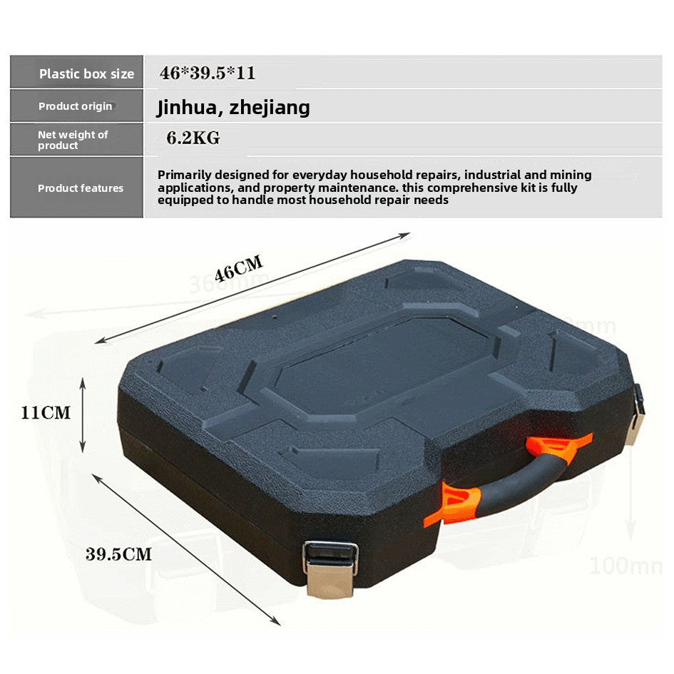 Electric drill set tool box