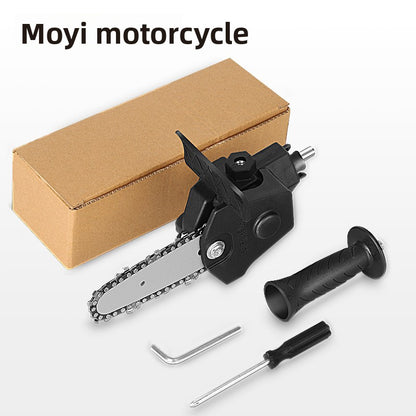 Electric drill to electric chain saw, electric pruning saw