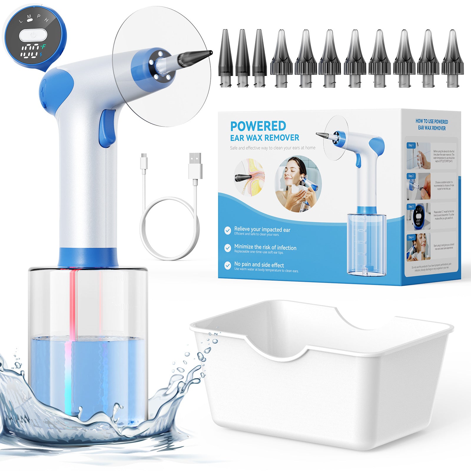 Electric ear washer