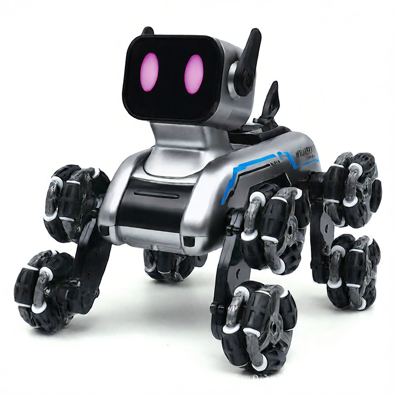 Electric eight-wheel stunt mechanical dog