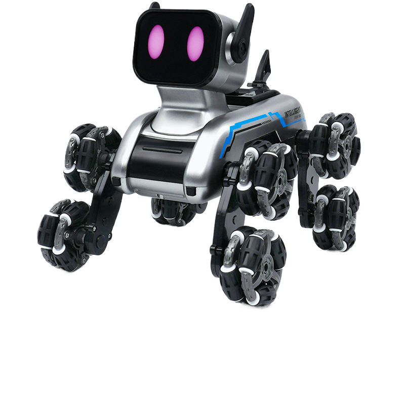 Electric eight-wheel stunt mechanical dog