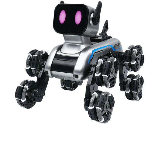 Electric eight-wheel stunt mechanical dog