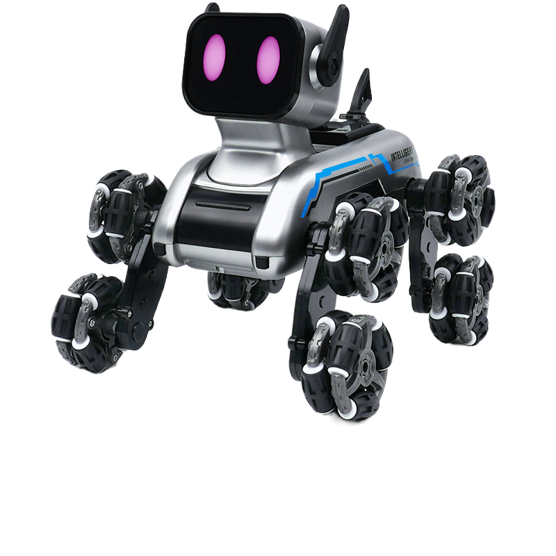 Electric eight-wheel stunt mechanical dog