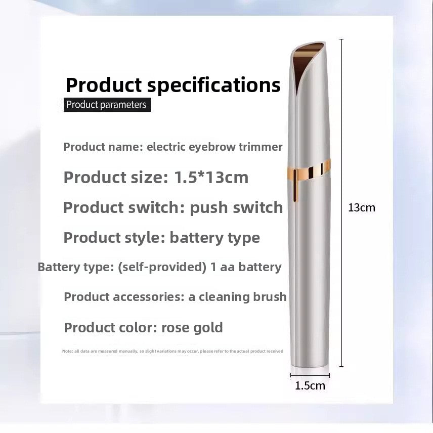 Electric eyebrow trimmer