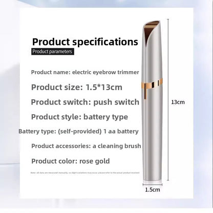 Electric eyebrow trimmer