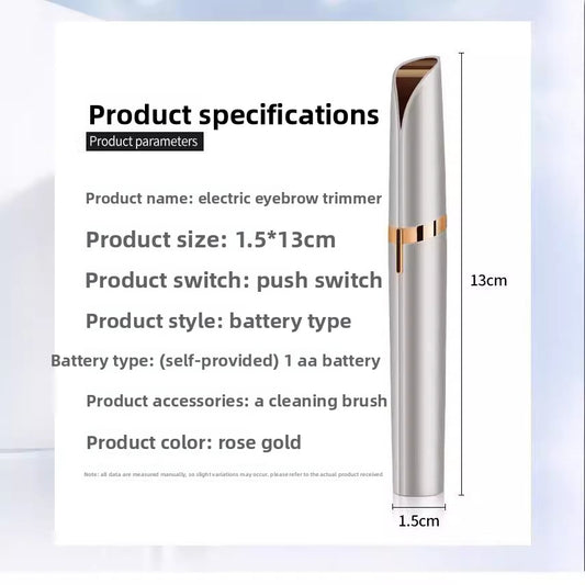 Electric eyebrow trimmer
