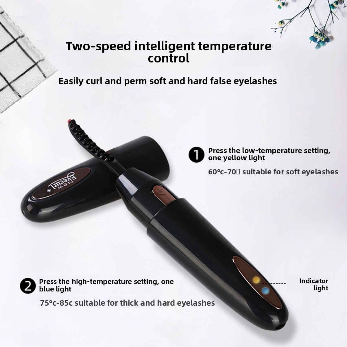 Electric eyelash curler