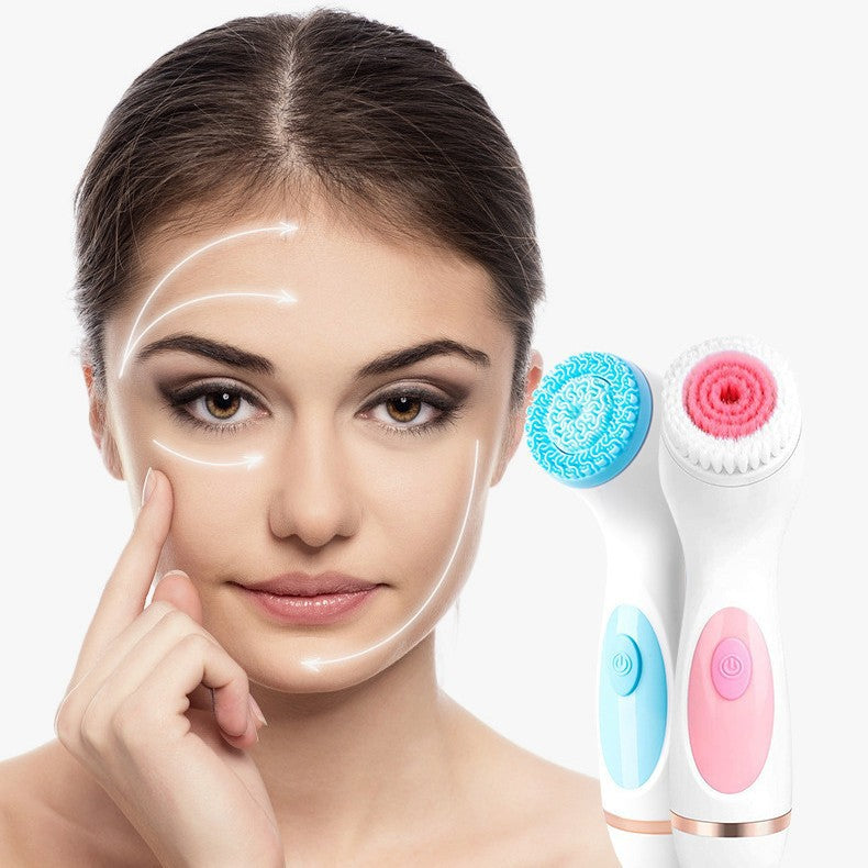 Electric Facial Cleanser with Ultrasonic Vibration