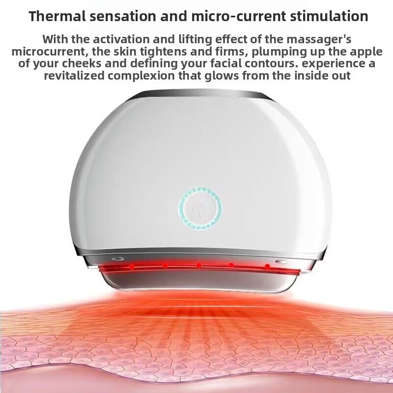 Electric Facial Massager with Heating and Vibration