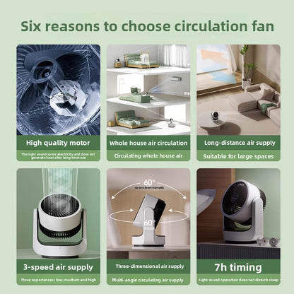 Electric fan desktop dormitory office
