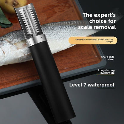 Electric Fish Scale Scraper Rechargeable Automatic Cleaning Tool