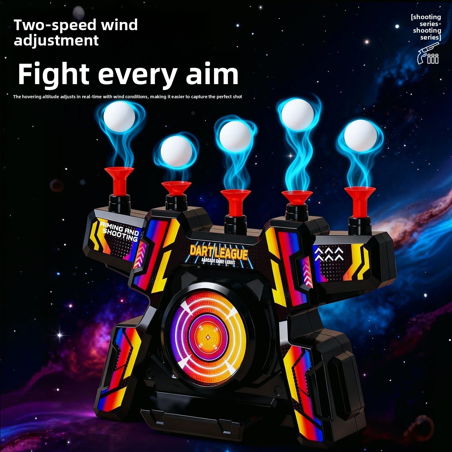 Electric Floating Target Toy Gun with LED Scoring
