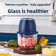 300ml blue PP cup 4-blade