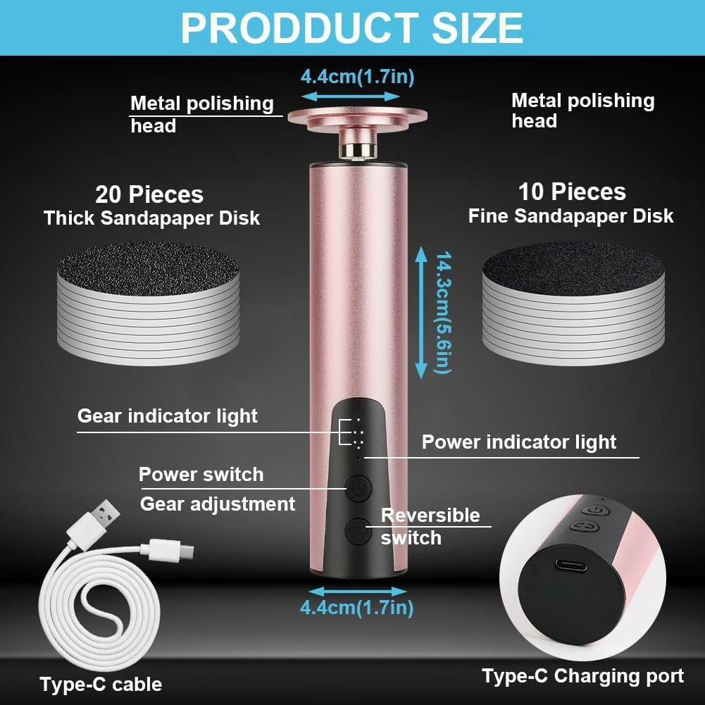 Electric foot grinder