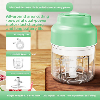 Electric garlic crusher