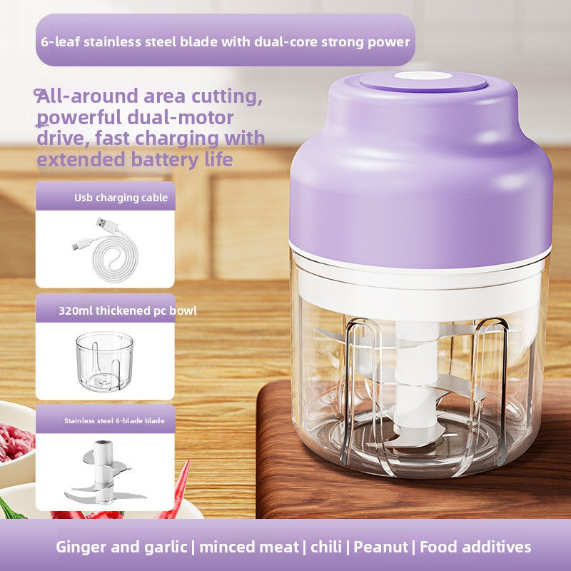 Electric garlic crusher