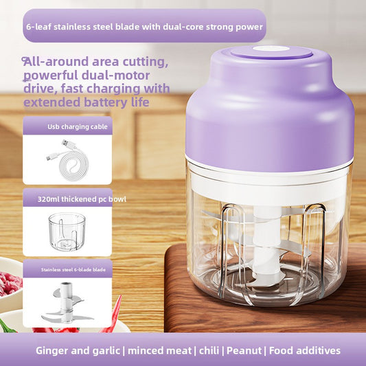 Electric garlic crusher