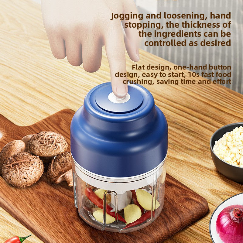 Electric garlic crusher