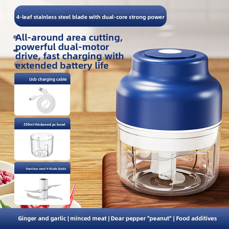 Electric garlic crusher