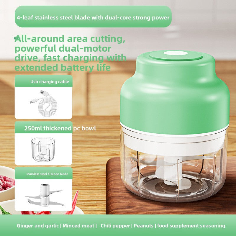 Electric garlic crusher